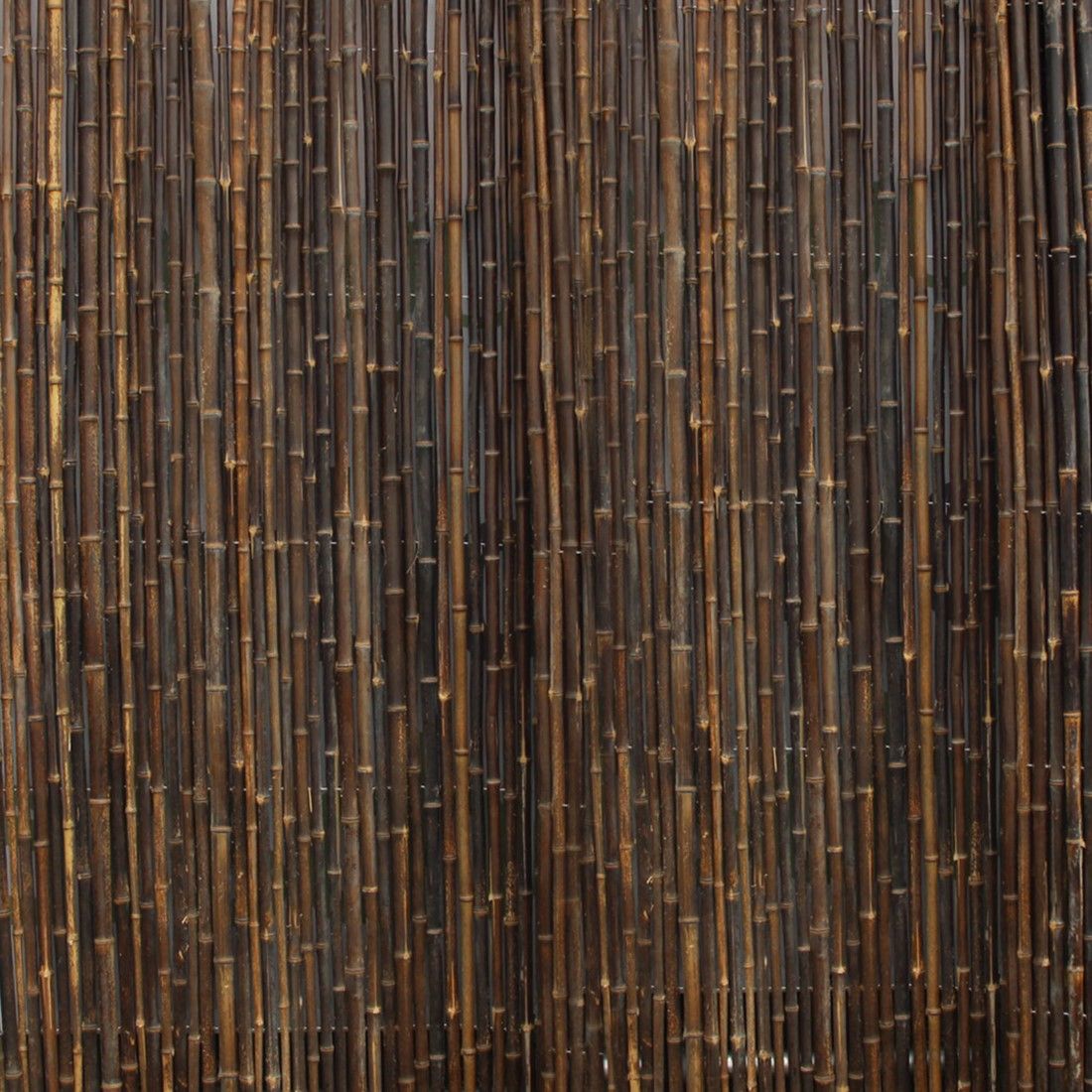 Bamboescherm 180x180cm zwart