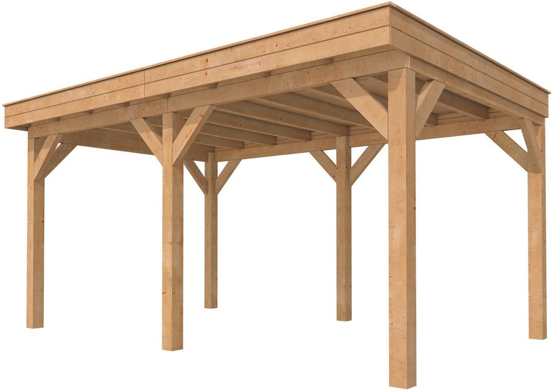 Buitenverblijf basis 500x330cm onbehandeld