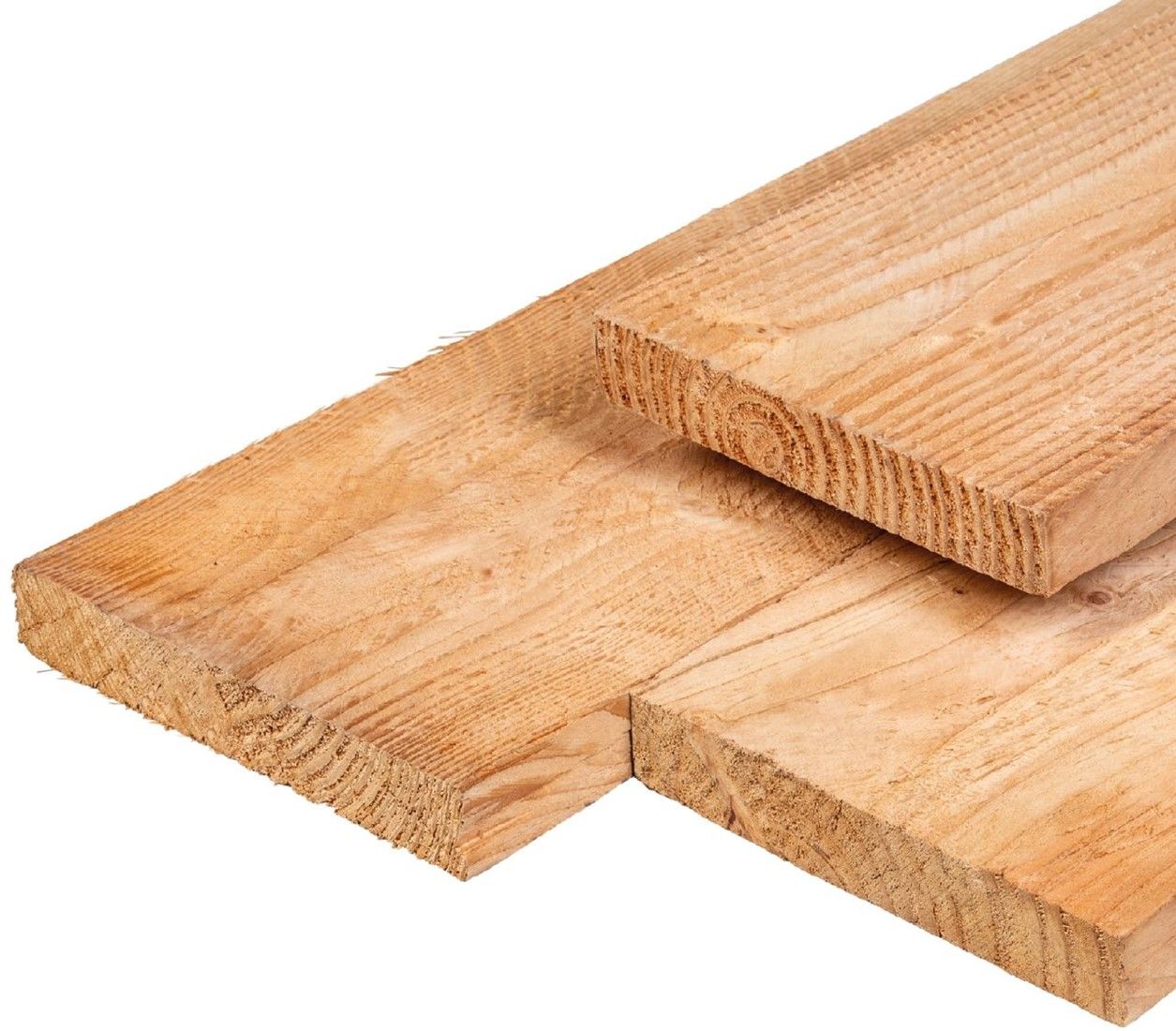 Douglas plank geschaafde-fijnbezaagde 2,8x19,5x300cm onbehandeld