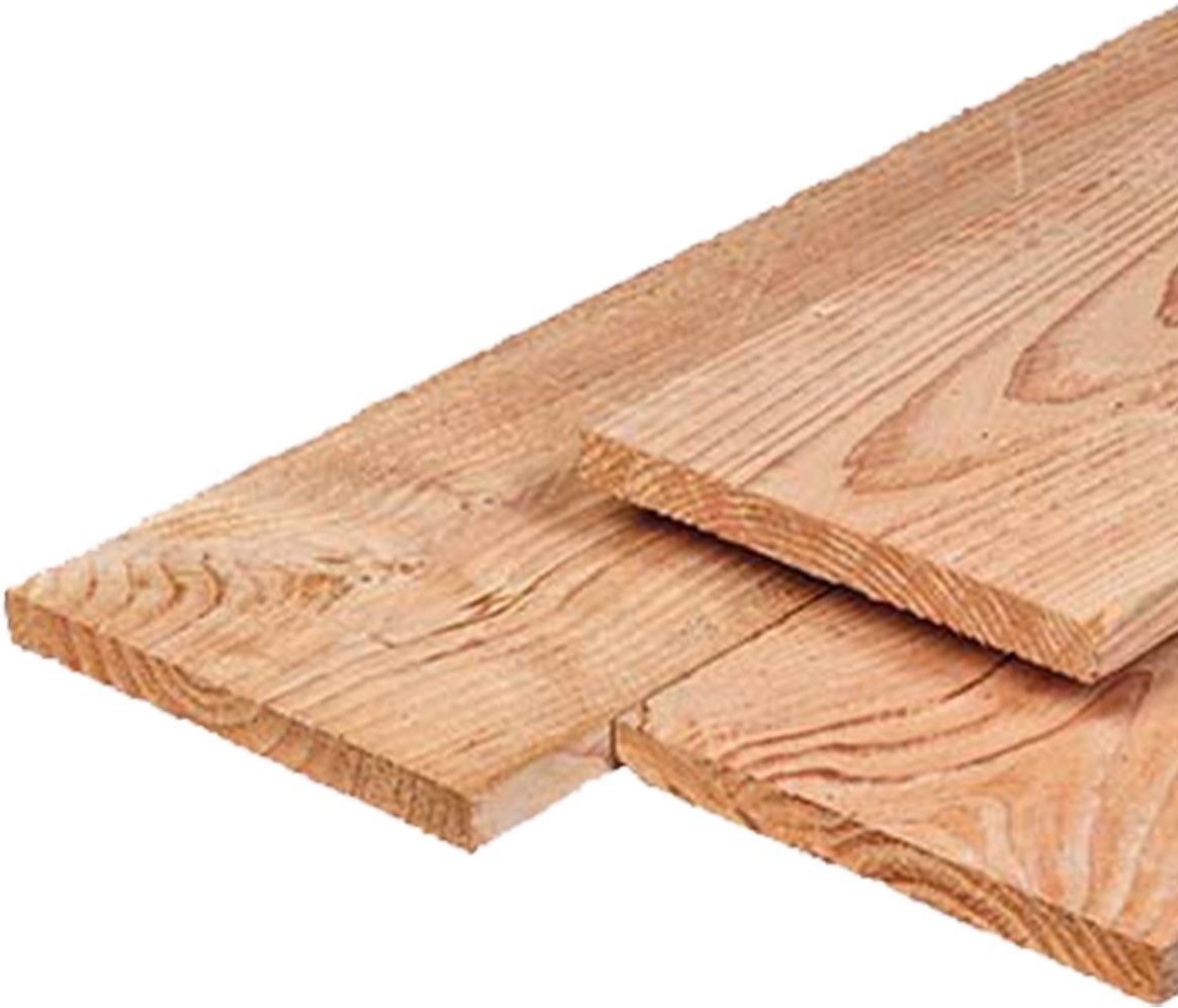 Douglas plank fijnbezaagd 2,2x20x300cm onbehandeld