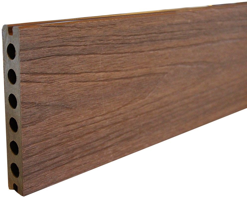 Gardendecking composiet vlonderplank 2,3x13,8x300cm brown wood