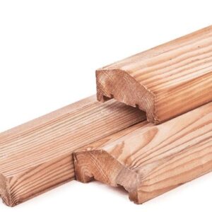 Douglas afdekkap met sponning 4,2x8,5x180cm