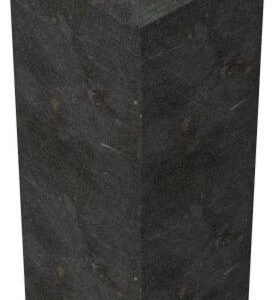 Betonpoer antraciet recht 15x15x60cm(facet naar 12x12cm), huls 20mm met verstelbare plaat