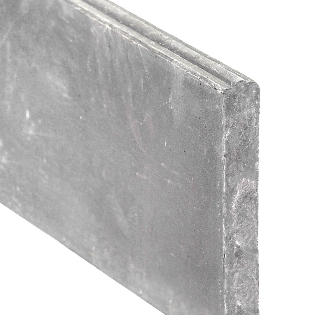 Betonplaat grijs ongecoat 3,5x25x184cm