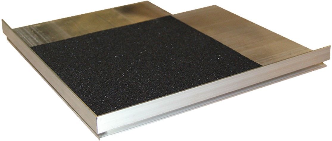 Randoplossing buitenhoek incl. rubberpad t.b.v. verstelbare tegeldrager (27 t-m 470mm)