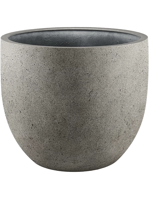 Grigio New Egg Pot - Natural Concrete