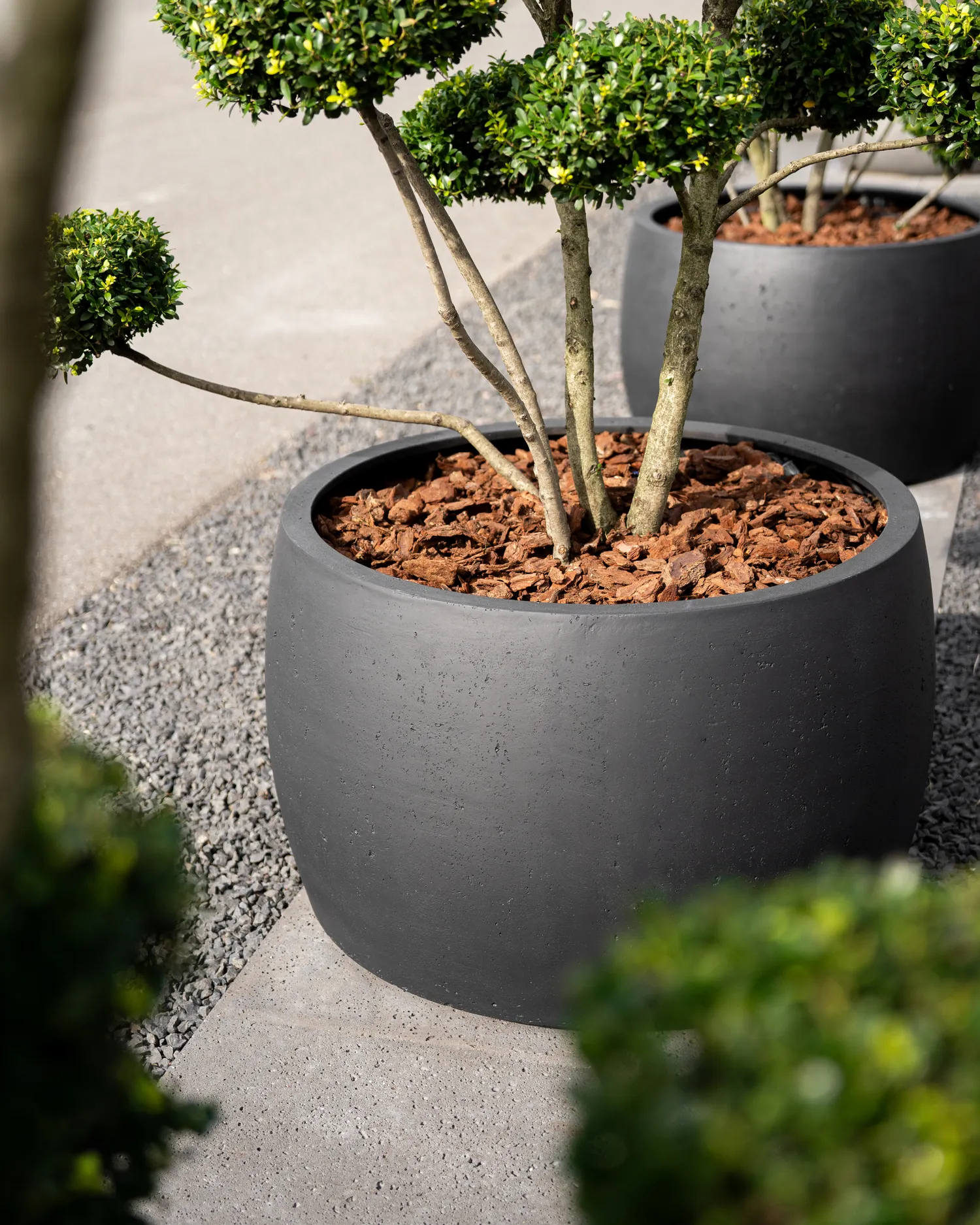 Grigio Modern Bowl - Anthracite